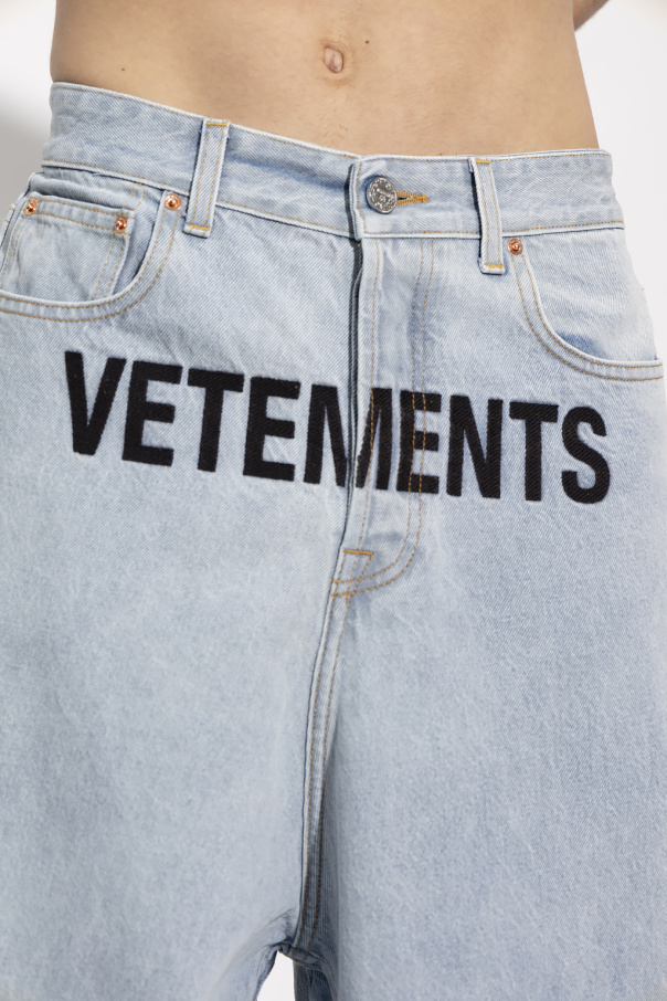 Light blue Jeans with logo VETEMENTS - Vitkac Canada